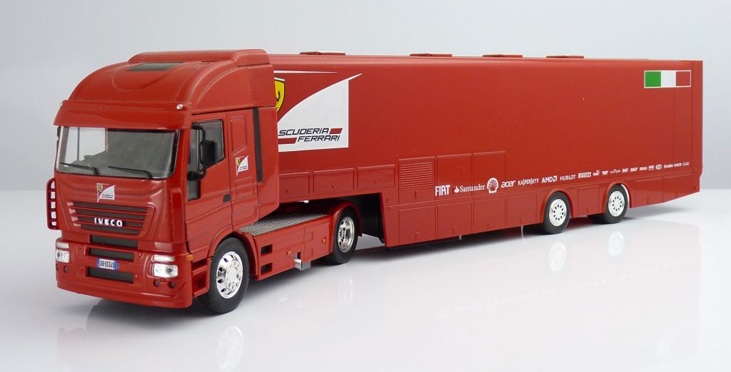 F1 Car Collection Ferrari Transporter Truck